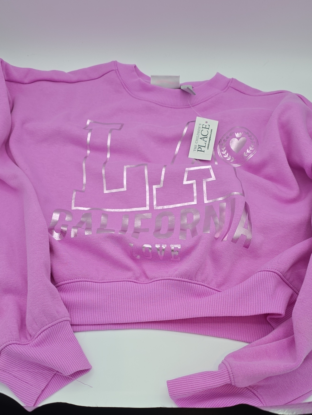 The Children's Place Girls Purple Fleece Sweatshirt
